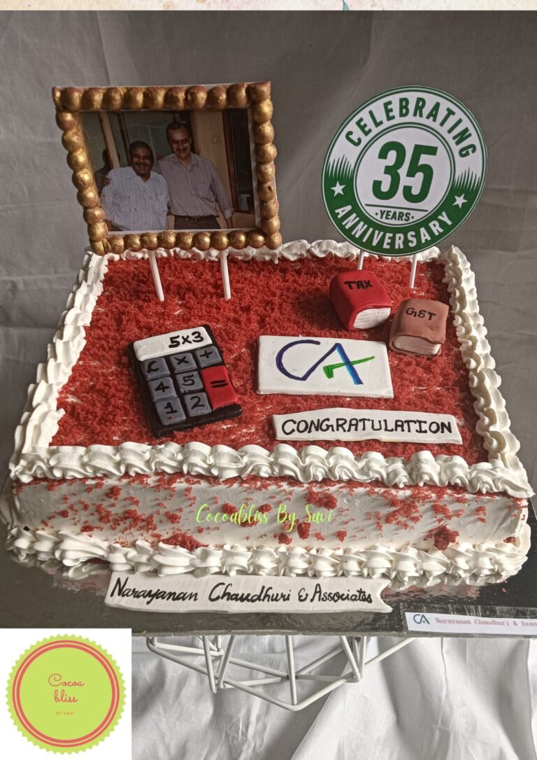 Customised Red-Velvet Cake