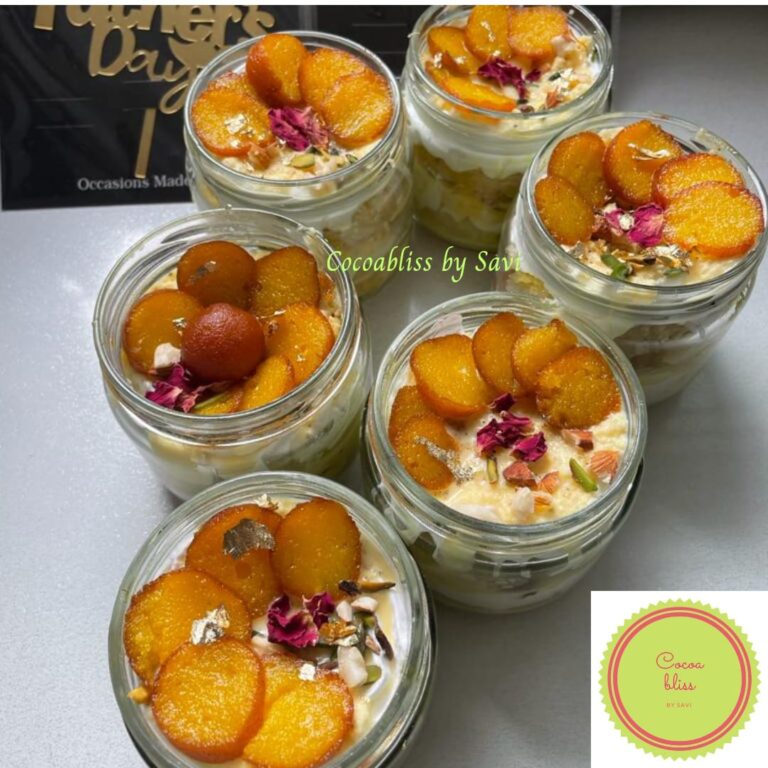 Gulab-Jamun Jar Cakes